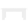 White Small Coffee Table Contemporary Modern Living Room Furniture Side End Unit