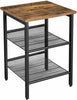 Industrial Style Side Table End Small Cabinet Vintage Bedside Unit Nightstand