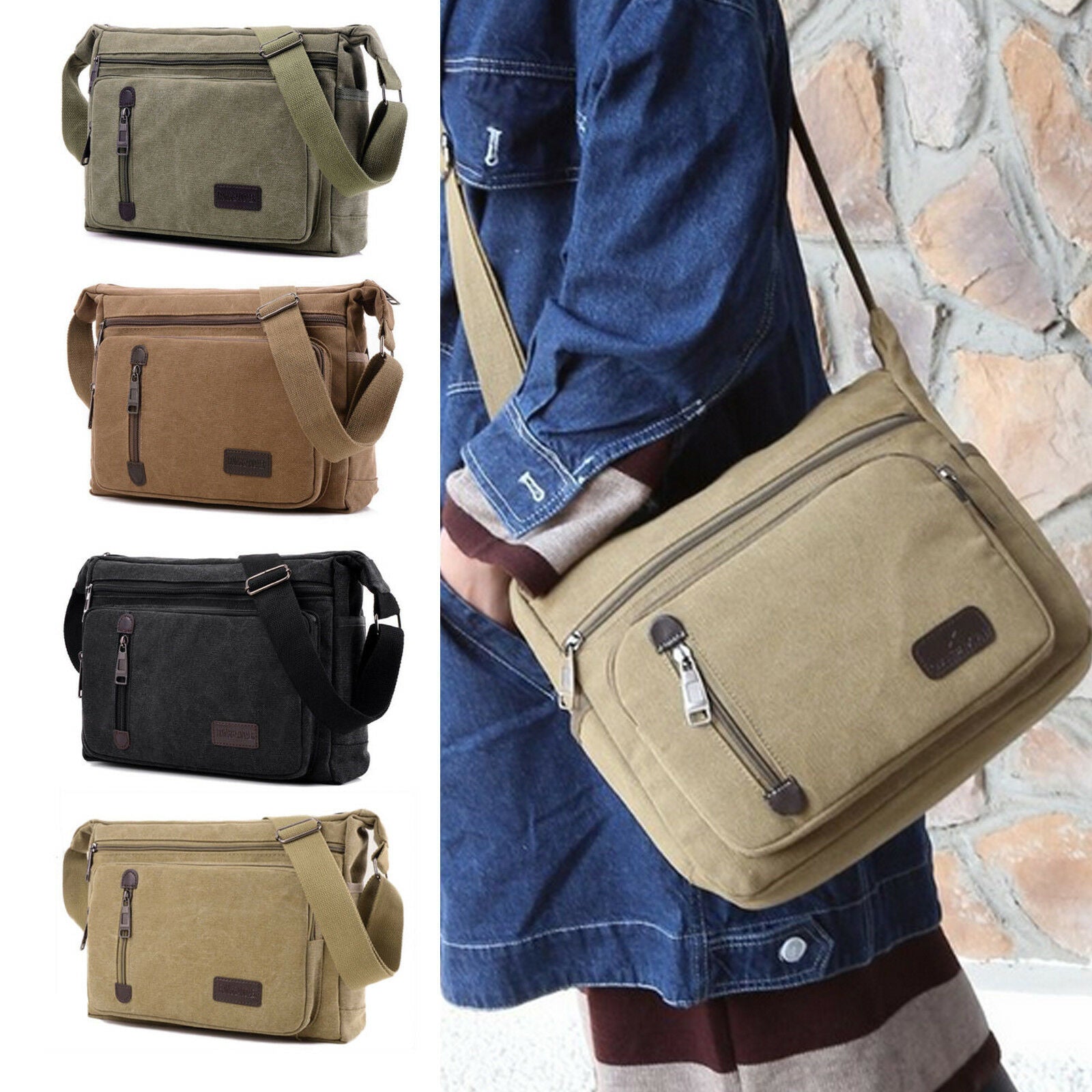 Military Shoulder Messenger Bag