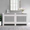 Extra Tall White Radiator Cover Grill Shelf Standing Room Bedroom Lounge Porch