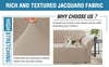 1/2/3 Large Seater Jacquard Sofa Cover Couch Slipcover Stretch Elastic Protector