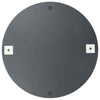 Frameless Round Wall Mounted Mirror Living Room Bathroom Hallway 60cm Glass Unit