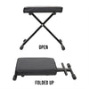 High-density Sponge Keyboard Bench Piano Stool X-Frame Chair Seat Non-skid Desig