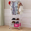 Clothes Storage Shelfs Rail Rack Garment Dress Hanging Display Shoes Stand UK