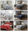 Teddy Duvet Cover Set Soft Printed Stars Stag Quilt Sets Warm Winter Bedding