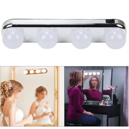 Hollywood 4 LED Vanity Makeup Mirror Light Bright Bulbs For Dressing Table Light