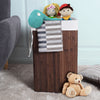 Bamboo Corner Laundry Hamper Dirty Clothes Storage Basket W/ Removable Liner Bag