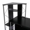 Computer Desk 2 Drawers Multi-Shelves Study Workstation PC Table Office