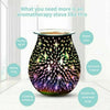 3D Electric Plug In LED Aroma Diffuser Lamps Wax Melt Oil Burner Wax Warmer Gift
