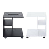 Printer Stand Rolling Cart Desk Side Wheels CPU Stand Drawer 2Tier Shelf Storage