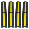 VEVOR 4 PCs 39'' Cable Protector Ramp 18000 lbs Speed Bump Floor Cable Protector