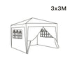 Pop Up Gazebo 2x2 2.5x2.5 3x3 m Outdoor Marquee Canopy Garden Party Wedding Tent