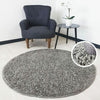 SMALL X LARGE SIZE GREY FLUFFY THICK PLAIN SOFT SHAGGY NON SHED RUG MODERN RUGS