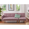 2 Seater Corner Sofa Bed Armchair Recliner Sofabed with Footstool Furniture