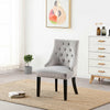 Windsor Tufted Studded Velvet Dining Accent Chair Victoria Door Knocker 1/2/4/6