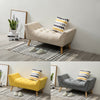 Upholstered Bed End Bench Tufted Window Hallway Seat Chaise Lounge Pouffe Stool