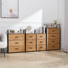 3/4/6 Drawers Chest of Drawers Bedroom Storage Cabinet Fabric Organizer Unit Oak