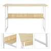 Home Computer Office PC Desk Writing Table Workstation Wood Bookshelf Furniture