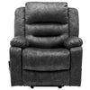 Electric Massage Power Lift Chair Armchair Upholstered Fabric Velvet Single Sofa