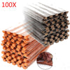 100Pcs Car Bike Tyre Tubeless Seal Strip Plug Tire Puncture Repair Recovery Kit