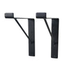2PCS Black Shelf Brackets Industrial Shelves Bracket for Book Items Floating DIY
