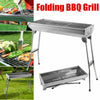 Barbecue Folding BBQ Charcoal Grill Stainless Steel Outdoor Patio Garden Picinic