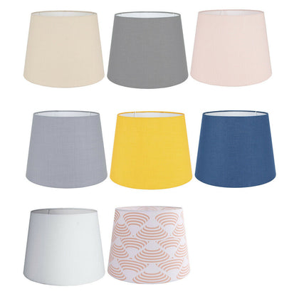 Large Fabric Tapered Lamp Shades Table / Floor Cotton Lampshades Lounge Lighting