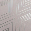 Muriva Alea Wallpaper Blush/Silver 703041 Bedroom Living Room Hallways