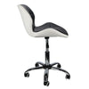 Cushioned PU Leather Computer Desk Office Study Chair Chrome Legs Lift Swivel