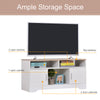 Home Office 42" TV Stand Storage Unit w/ Cabinets Shelves Living Room
