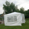 Gazebo 3 sided windows Party Tent Marquee Waterproof Outdoor Wedding Canopy 3X3M
