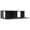 TV Cabinet TV Stand Unit Wall Mounted Floating Cupboard 2 Compartments Furniture