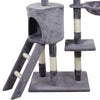 Grey Large Cat Kitten Tree Scratcher Scratching Climbing Activity Post Tower UK