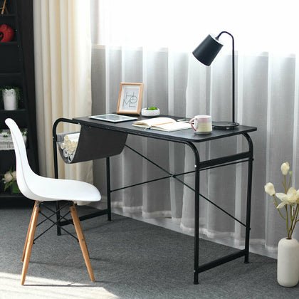 Computer Desk PC Laptop Gaming Table Home Office Writing Table with Book Shelf