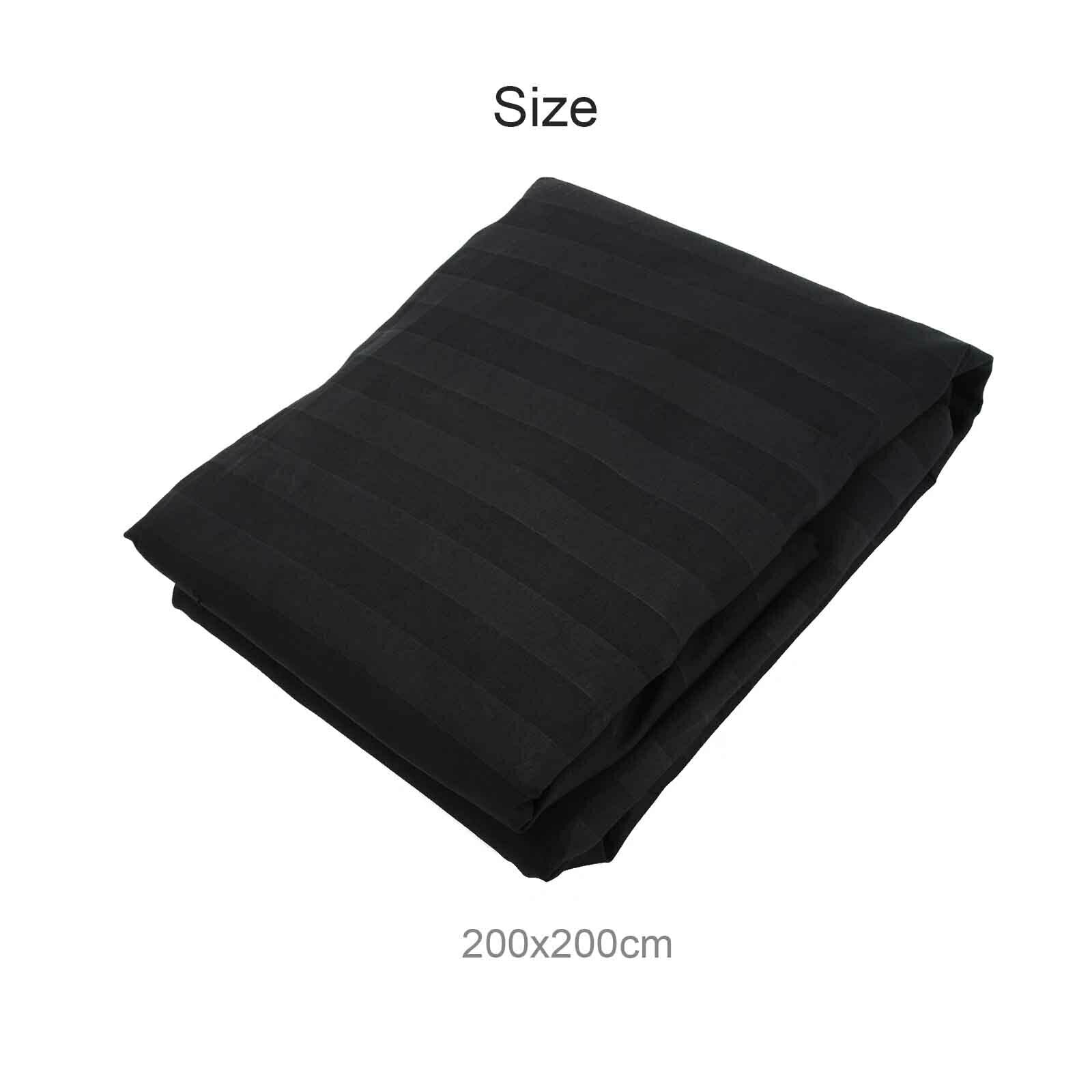 Satin Striped Duvet Quilt Cover Pillowcase/s Bedding Bed Linen Set Double