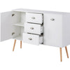 Sideboard Cupboard Living Room Hallway Home 3 Drawers 2 Doors White Space Saving