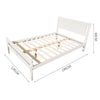 Wooden Bed Frame 4ft 4ft6 5ft Pine Wood Bed Bedstead Modern Bedroom Furniture