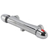 Bathroom Thermostatic Shower Bar Mixer Valve Tap Chrome Bottom Modern Desgin