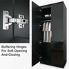 Modern High Gloss Wardrobe Chest of Drawers Bedside Table Bedroom Furniture Set