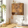 Vintage Bathroom Kitchen Wall Cabinet Cupboard Toilet Medicine Storage Towel Bar