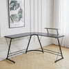 Corner L-Shaped Computer Gaming PC Desk Writting Tables Home Office Workstation
