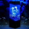 Colour Changing LED Jellyfish Lava Light Aquarium Desk Home Bedroom Decor UK