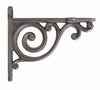 Single Cast Iron Shelf Bracket Antique Rustic Victorian Wall Brackets (10-20cm)