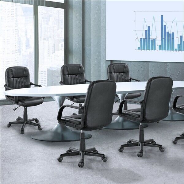 Ergonomic Swivel Office Chair Executive Computer Desk Chair with Wheels