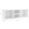 High Gloss Shoe Storage Bench Hallway Organizer Glossy Cabinet Furniture Unit