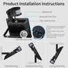 30W 50W 100W LED Flood Light PIR Motion Sensor Outdoor Garden Security Spotlight