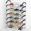 3 4 5 Tier Organiser Shelf Extendable Shoe Rack Stand Compact Space Saving UK