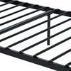 Heart-Shaped Single/Double Bed Frame Metal 3ft,4ft6 Bedframe Bedstead Black New