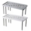 Adjustable Stand Rack Storage Shelf Cupboard Support Organiser Pantry Kitchen UK