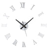 3D DIY Extra Large Roman Numerals Luxury Mirror Wall Sticker Clock Home Decor